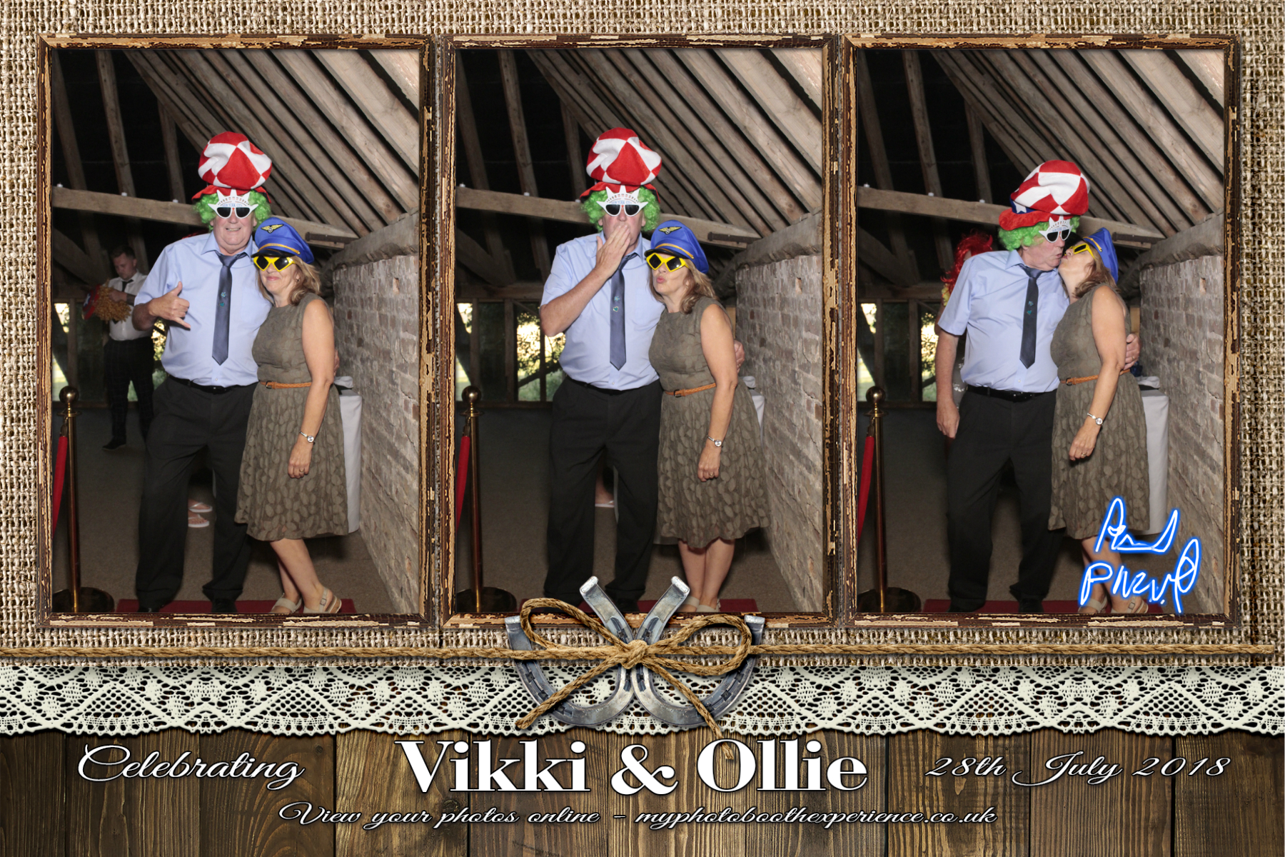 Vikki & Ollie's Wedding | View more photos from the event at gallery.myphotoboothexperience.co.uk/u/MyPhotoBoothExperienceLtd/Vikki-Ollies-Wedding